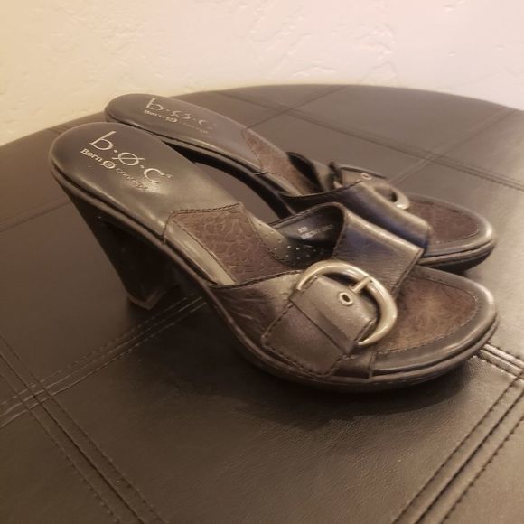 Born Shoes Boc Born Concept Womens Leather 4 Mule Sandals Poshmark